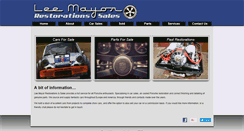 Desktop Screenshot of leemayorrestorations.com
